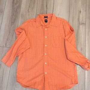 Gap orange long sleeve shirt large